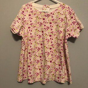 Gymboree Garden Party XXL 7yrs Floral short sleeve